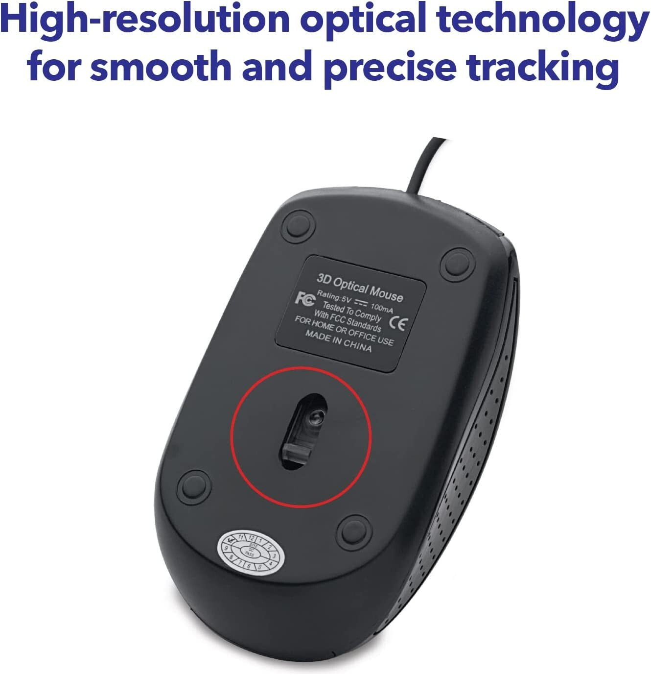 USB USB Wired Computer Mouse Verbatim Corded Mouse Laptops PCs