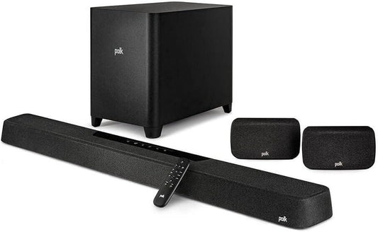 Polk Audio MagniFi Max AX SR 7.1.2 Channel Soundbar System and 10" Subwoofer