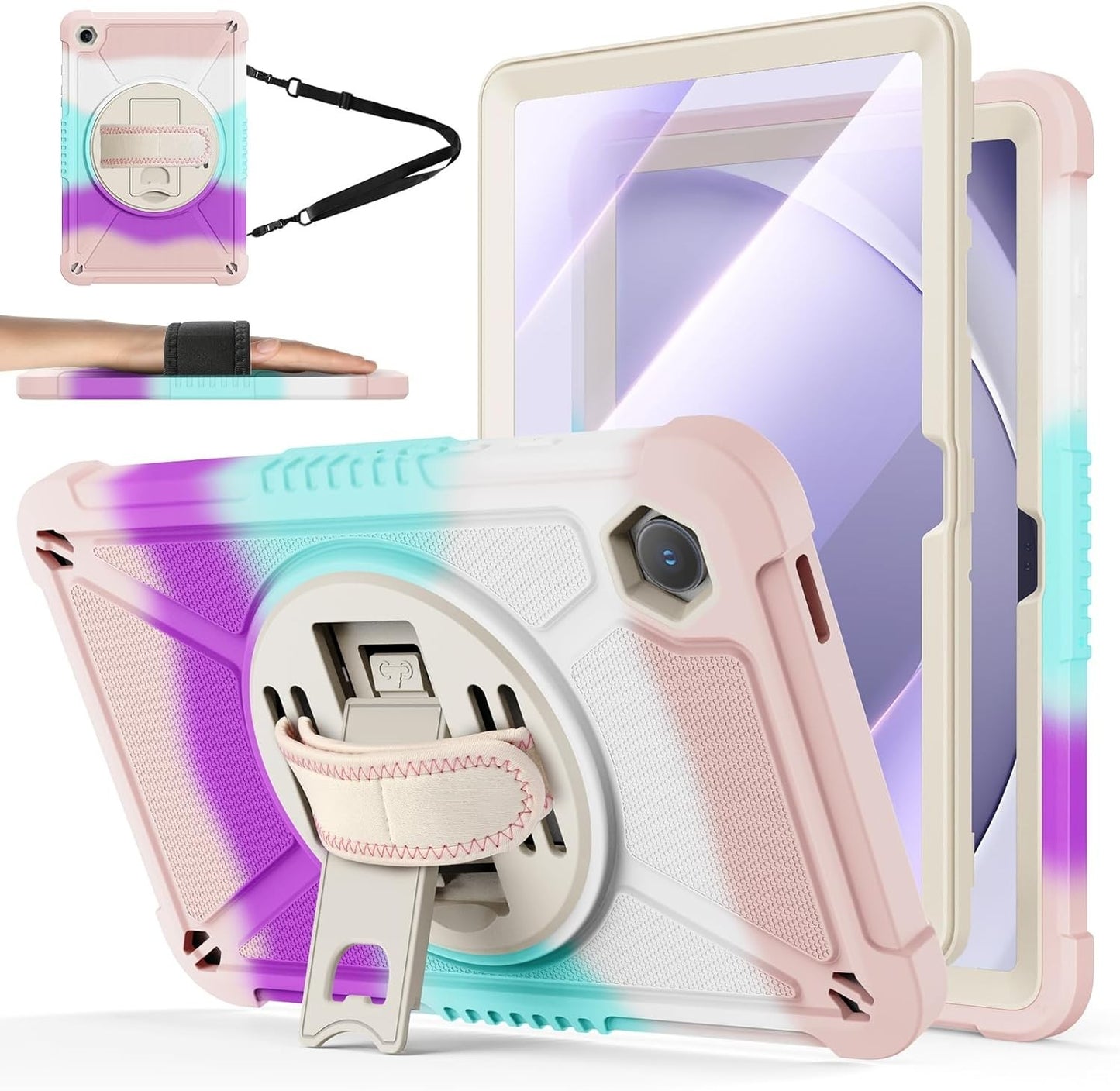 Ztotop Case for Galaxy Tab A9+ 11" 2023 SM-X210/X216 Shockproof w/ Strap