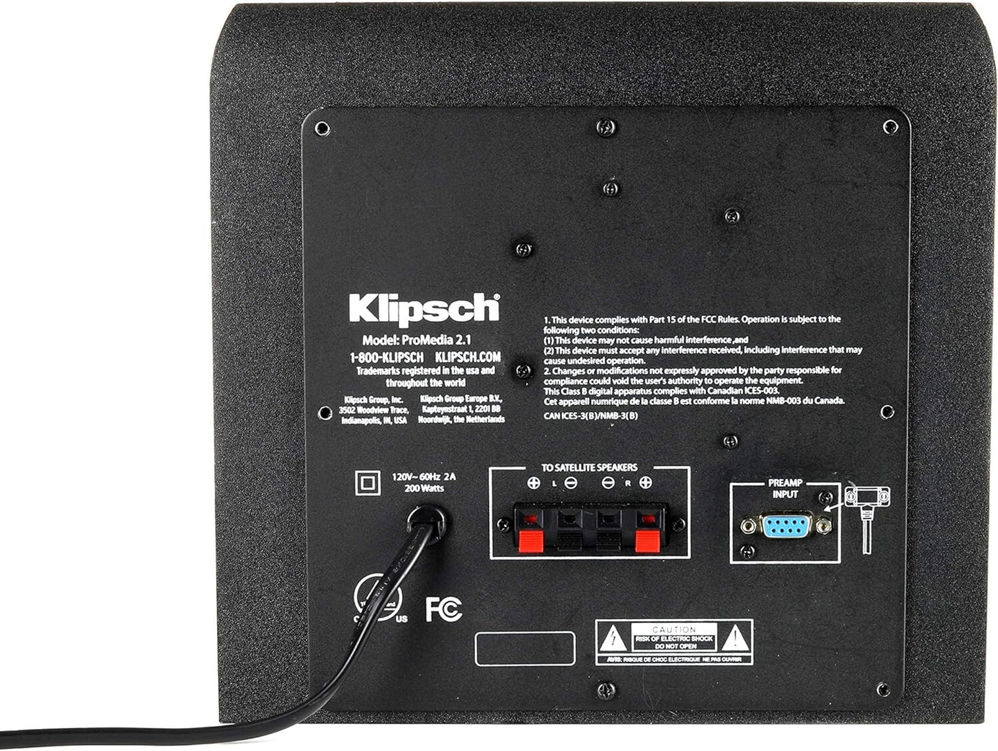 Klipsch THX Pro Media 21 Speakers Black