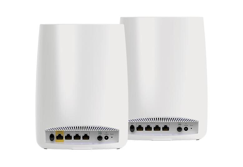 AC3000 RBK50-100NAS Netgear Orbi TrriBand Wireless Router White Pack of 2