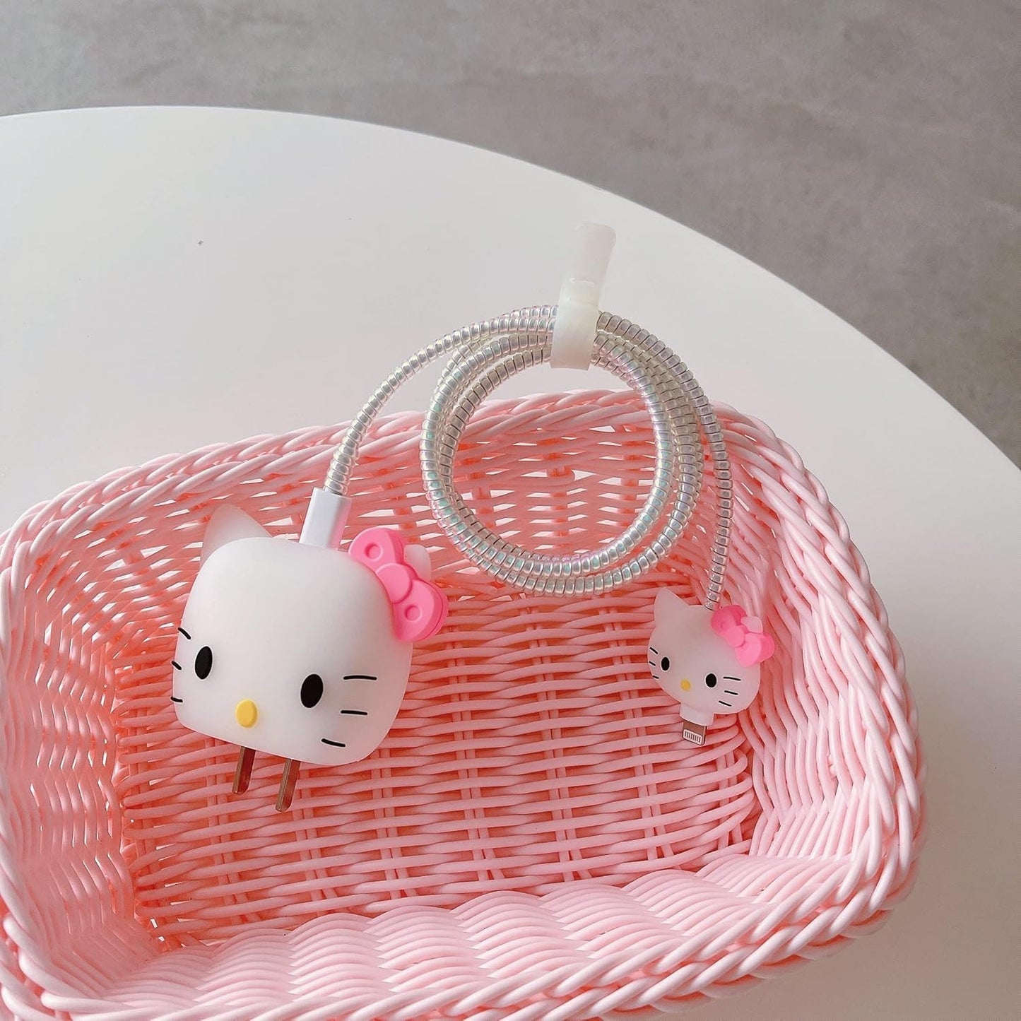 Cute 3D Wall Charger Protector Case Compatible with Apple 20W USB-C Adapter