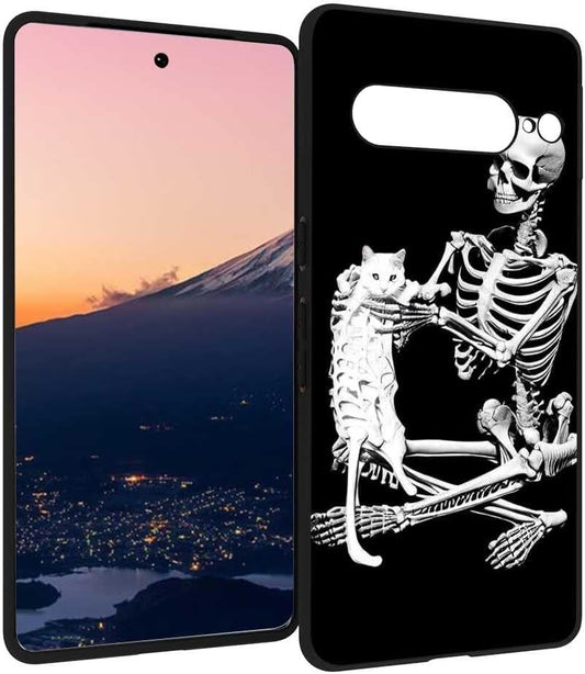 Compatible Google Pixel7 Pro Skeleton Slim Soft Silicone 4 Google