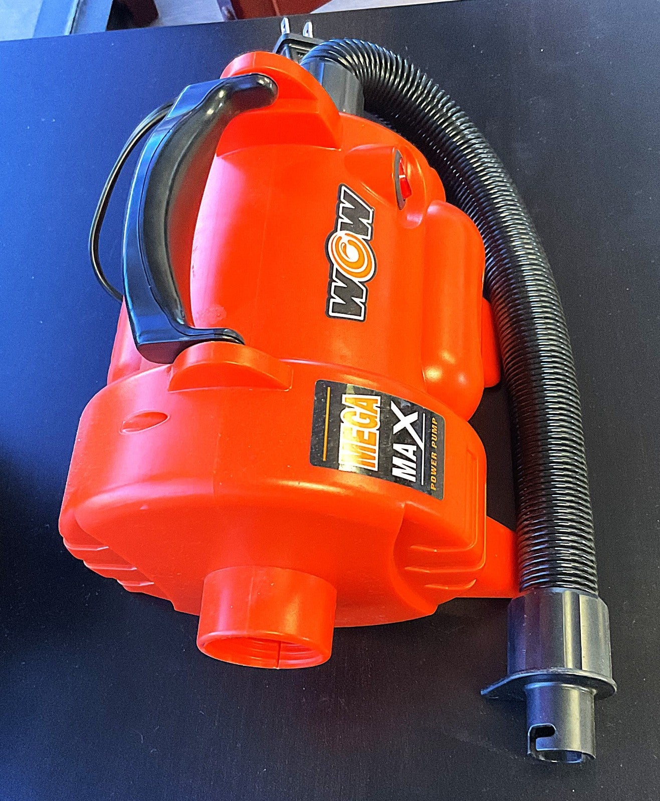 WOW Mega Max Air Pump Electric Inflator for Towables, Boats, Inflatables 3.0 PSI