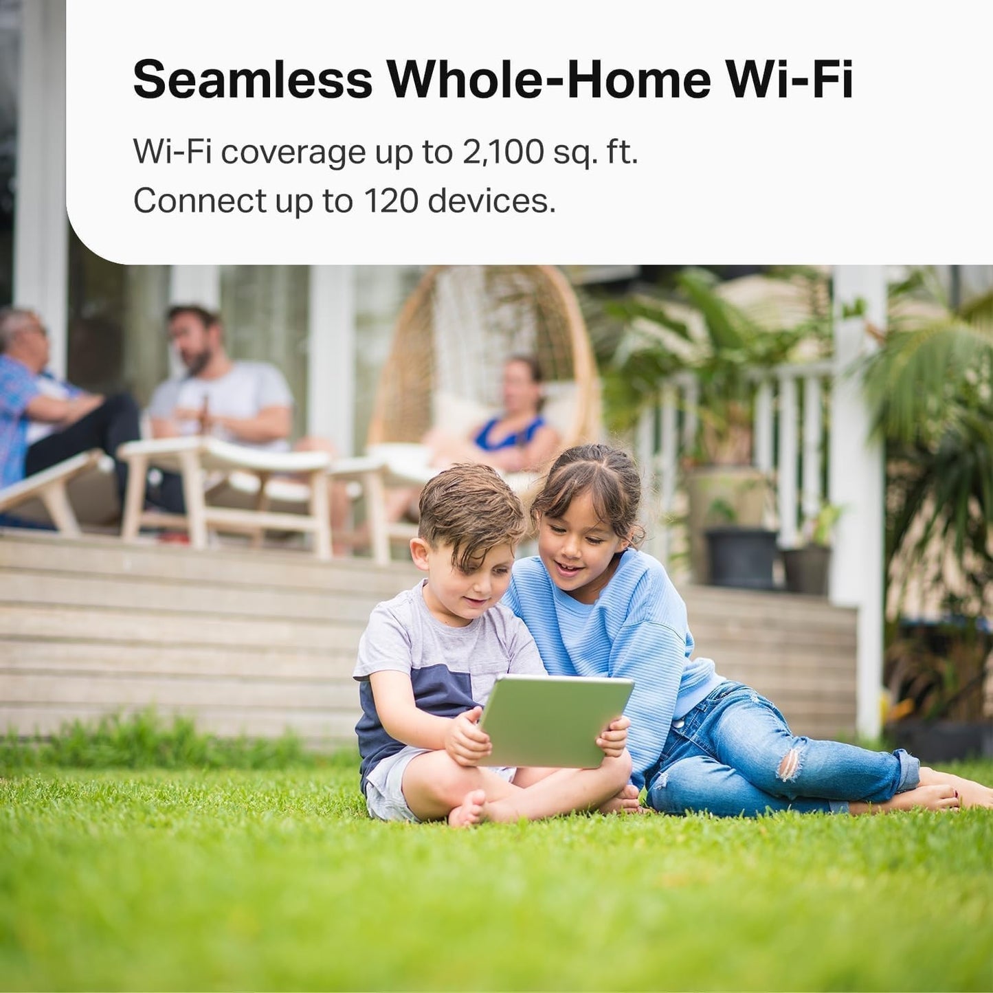 TP-Link Deco X15 WiFi 6 Mesh System – AX1500, Dual-Band, 2 Gigabit Ports, 1-Pack