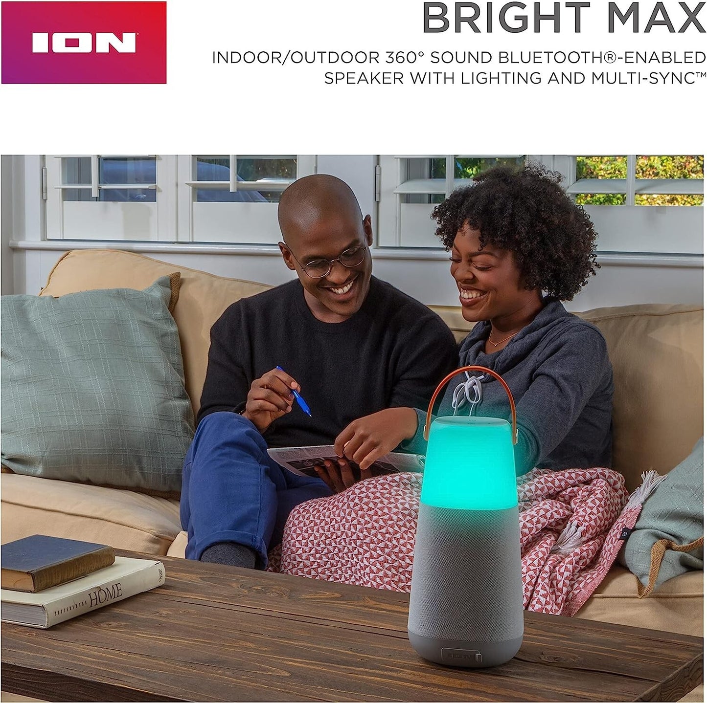 360 Ion Audio Bright Max IndoorOutdoor Degree Bluetooth Speaker