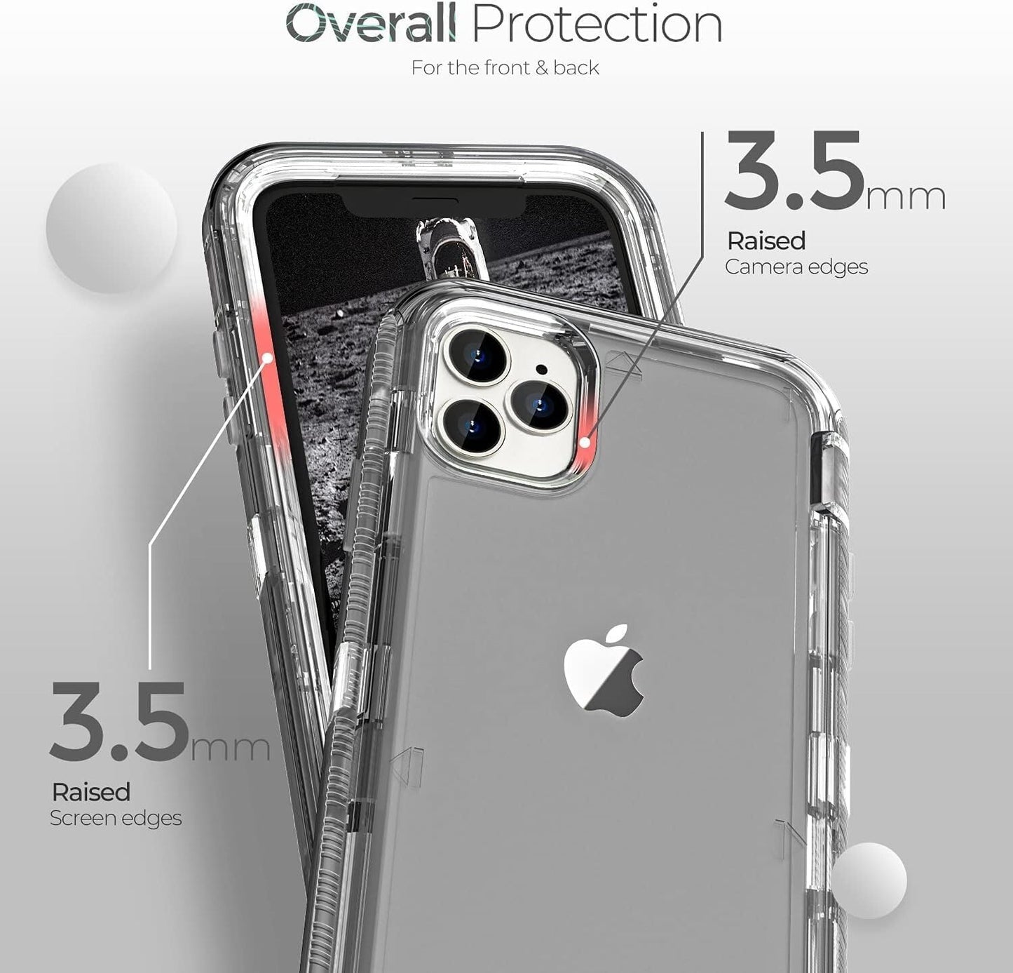 ORIbox iPhone 14 Pro ransparent Heavy Duty Shockproof AntiFall