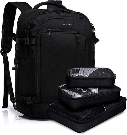 BANGE 40- Travel Overnight Backpack Liter Flight Approved Weekender Bag Carry