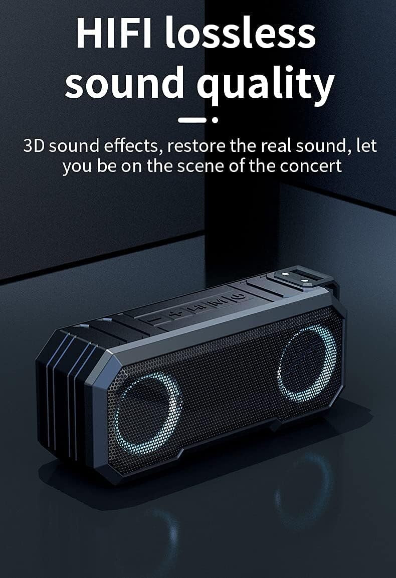 E-SHIDAI Portable Speaker Bluetooth Dual Speaker Music Player That can Play in