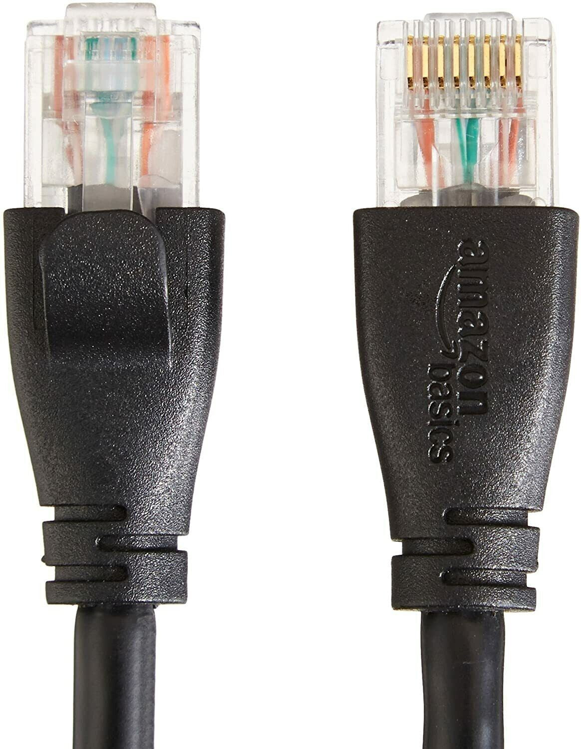 RJ45 Amazon Basics Cat6 Ethernet Patch Internet Cable 3 Foot 09 Meters