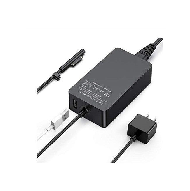 65W Surface Pro Charger for Microsoft Pro 3 4 5 6 7 Book Laptop Tablet USB