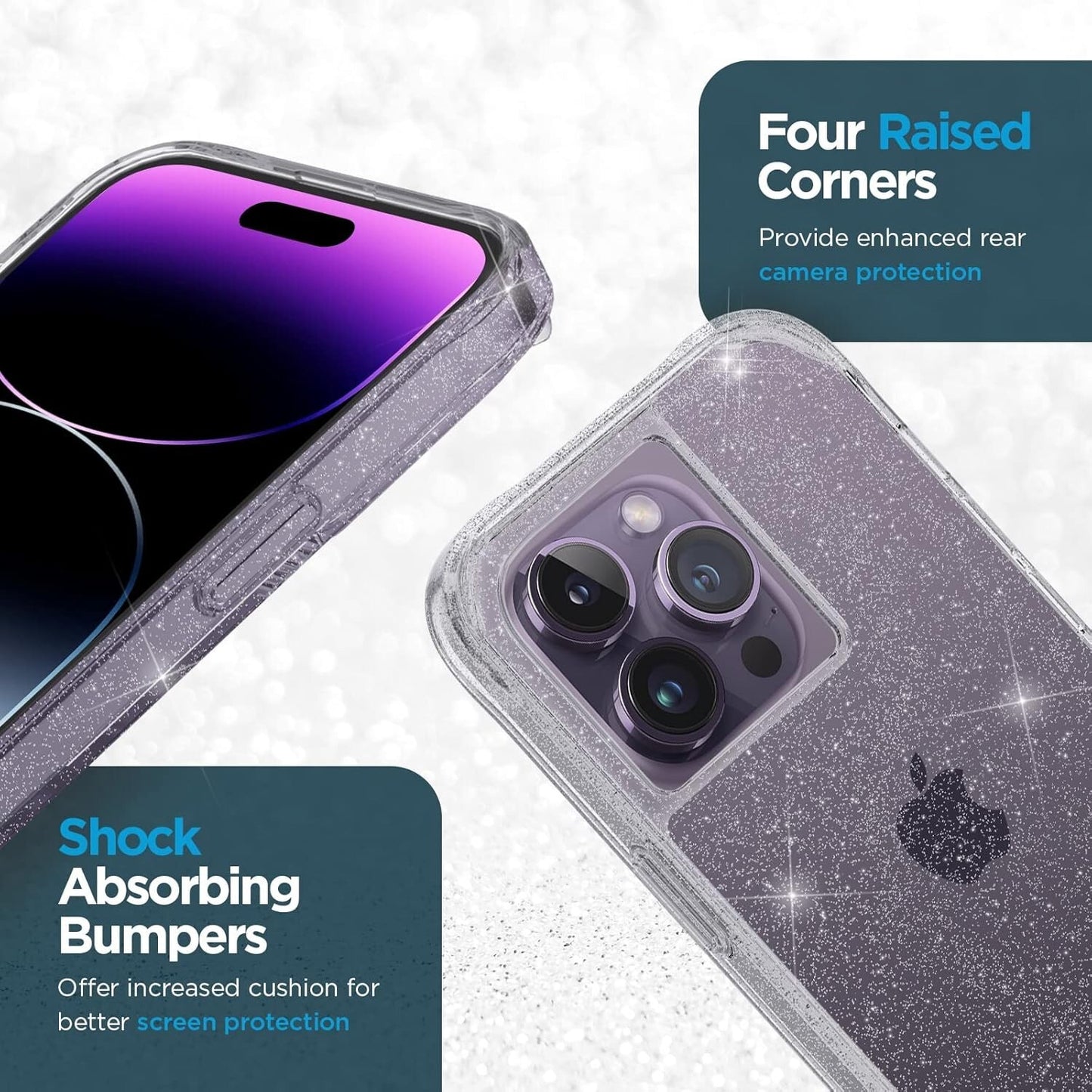 10FT Mate iPhone 14 Pro Drop Protection AntiScratch Sheer Crystal
