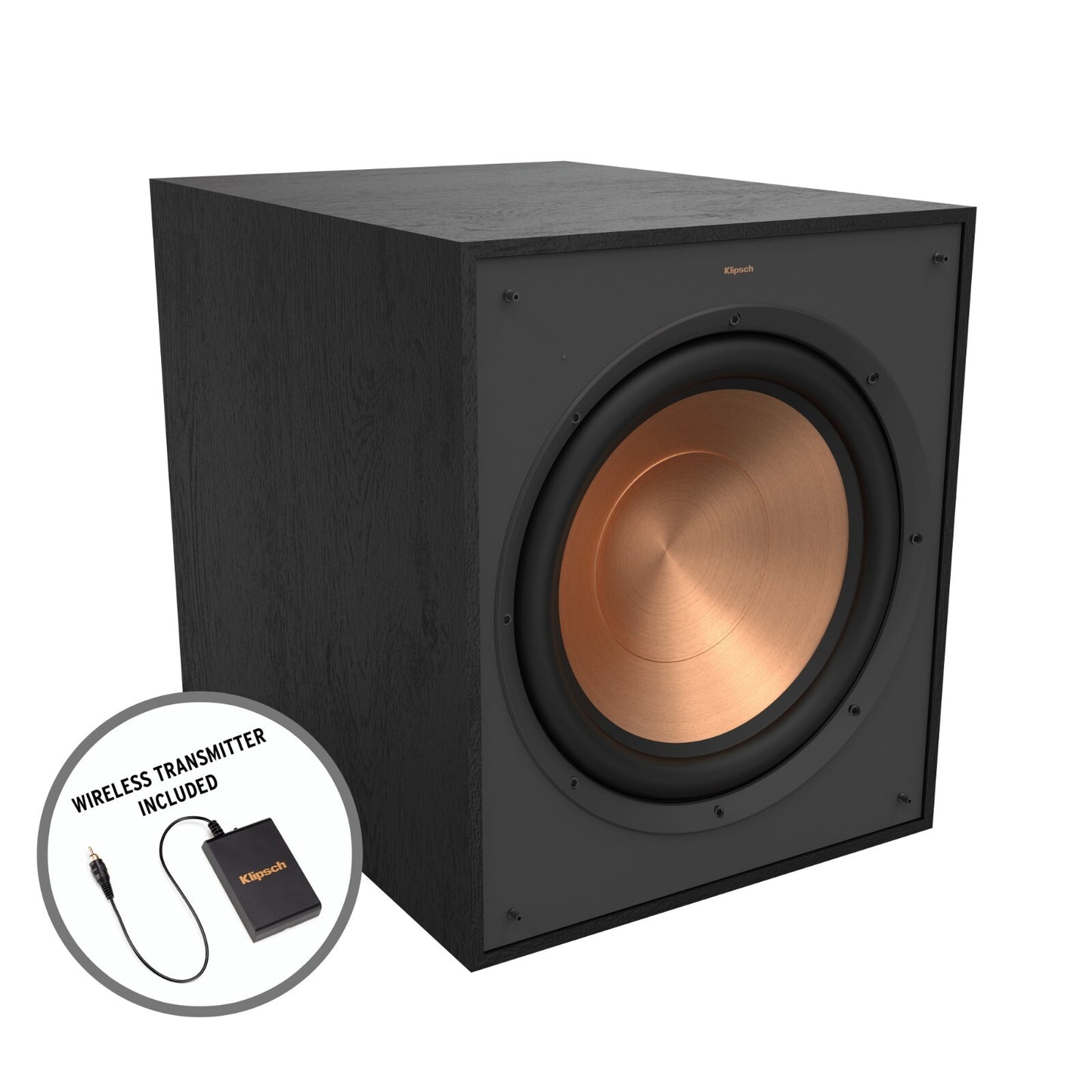 Klipsch 12" Wireless Subwoofer – R-120SWi, Deep Bass,   Black