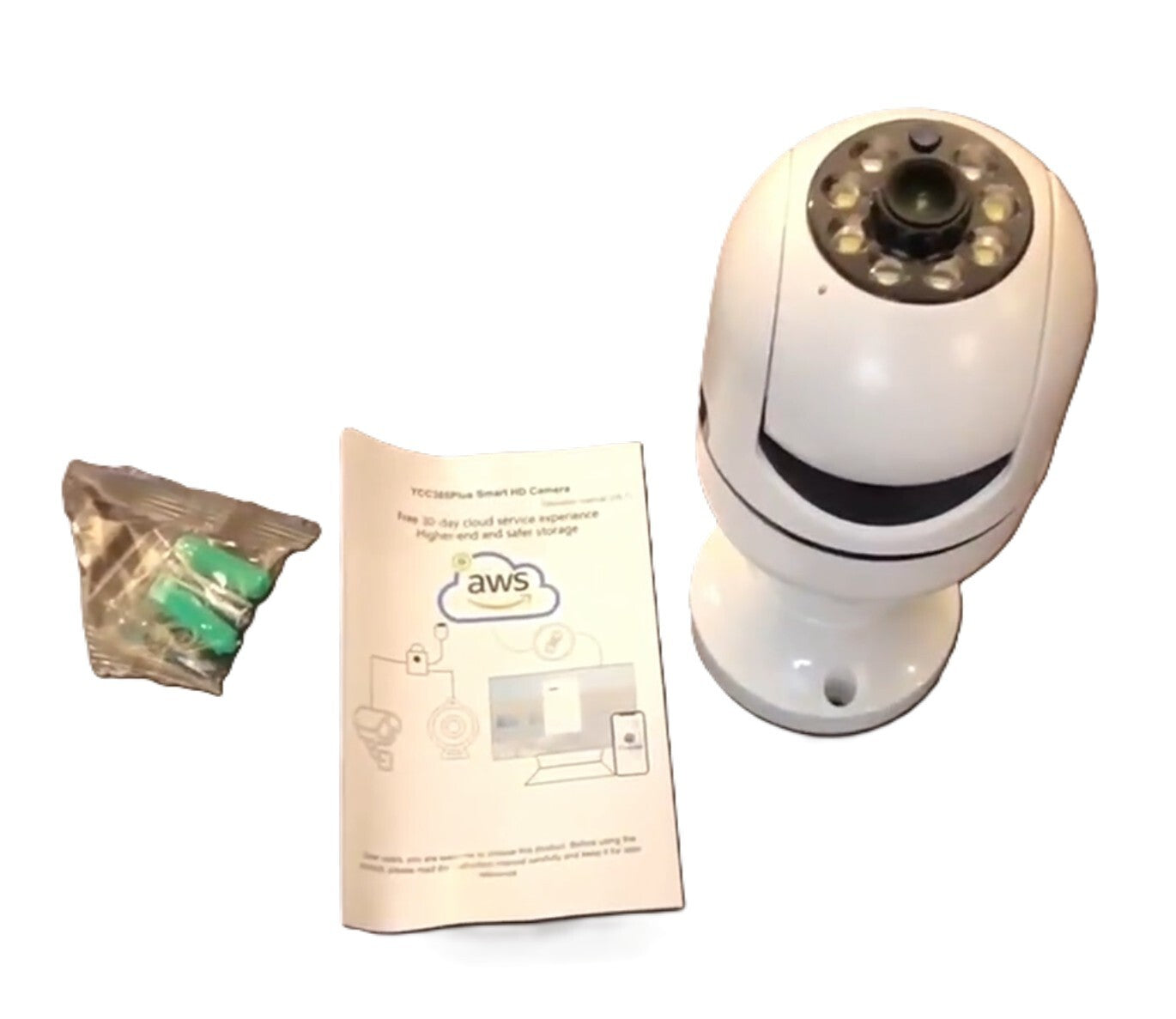 360 Light Bulb Wireless Camera 24GHz 5G WiFi Outdoor Night Vision degrees