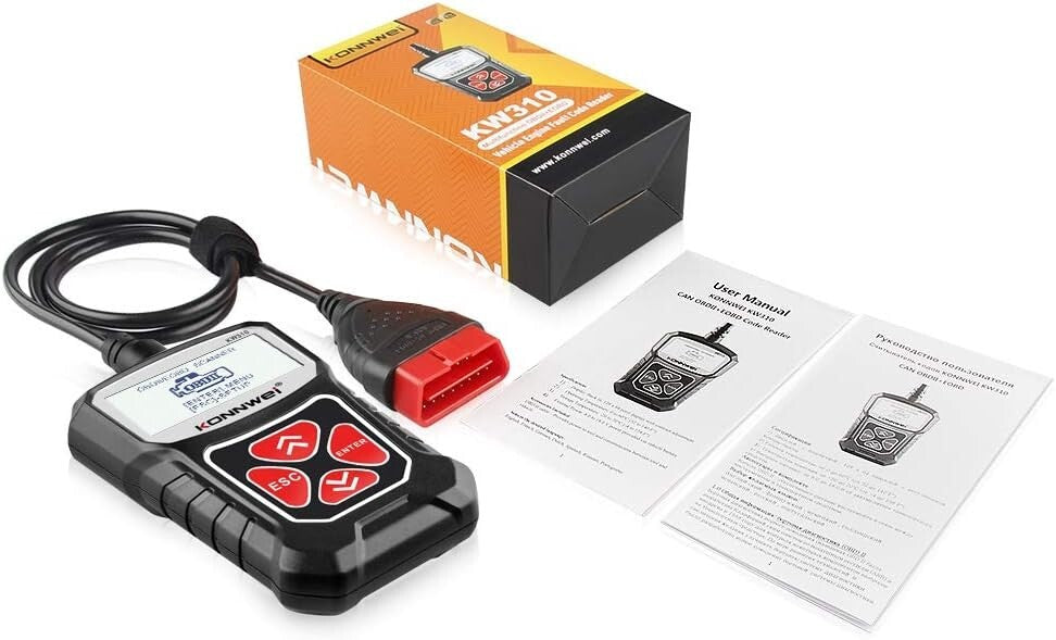 KONNWEI KW310 Scanner Full Functions 10 Modes Car Engine Diagnosti