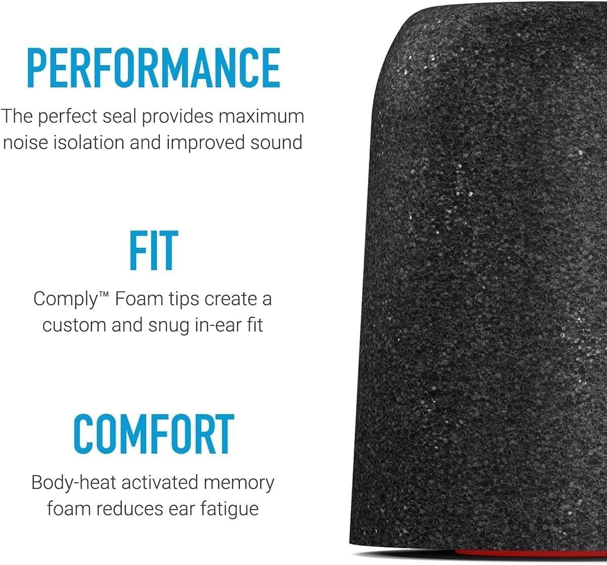 GEN PAIRS Comply PSeries Memory Foam Replacement Ear Tips 12 SML 3