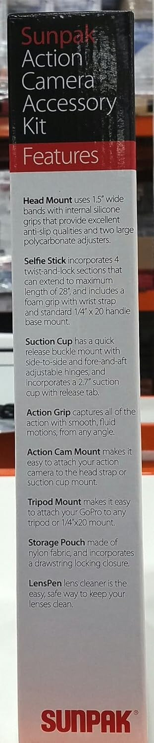 Sunpak Action Camera Accessory Kit