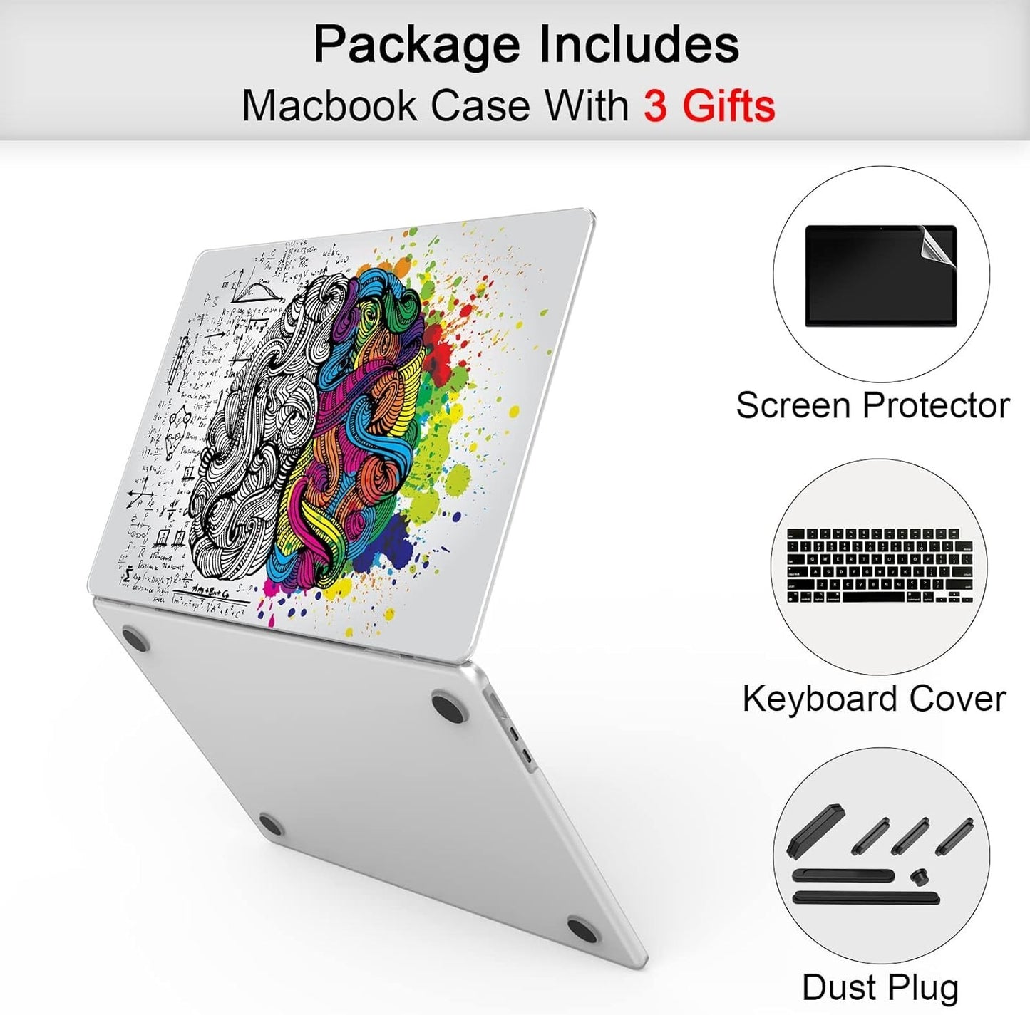 2022 MacBook Air 136 UV Printed Shell Keyboard Screen Protector
