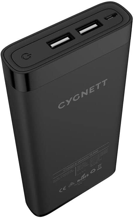 10K 000 Cygnett ChargeUp Swift Wireless Power Bank 10 mAh