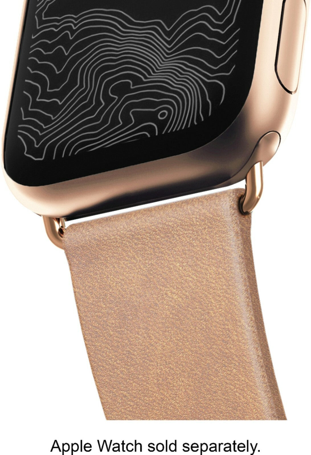 NATURAL Nomad Modern Leather iWatch Strap Apple Watch 38mm 40mm AirPod