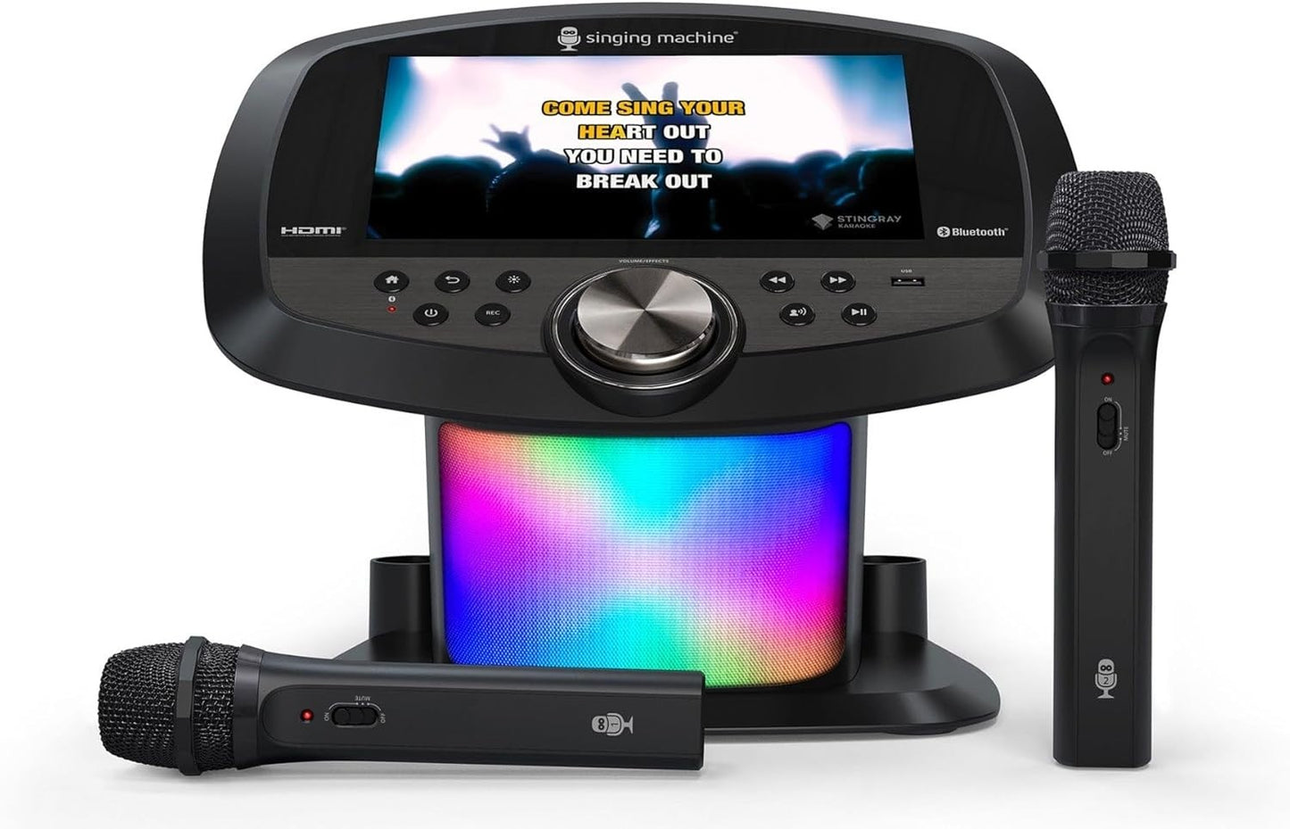Singing Machine Platinum Wi-Fi Karaoke System 10" Touchscreen & 2 Mic. (ISM9011)