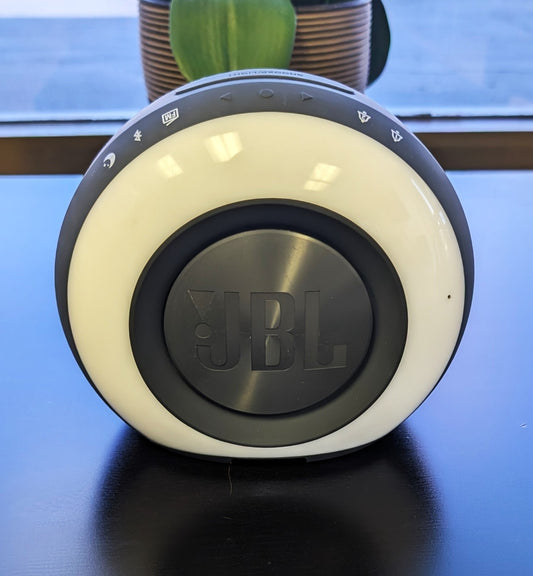 JBL Horizon - Bluetooth Clock Radio with USB Charging and Ambient Light - Black