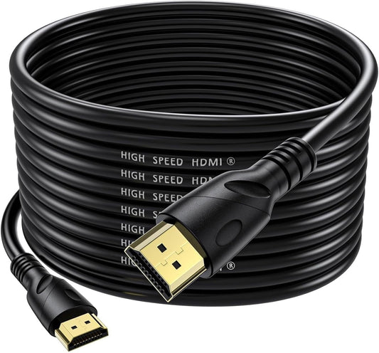 Acuvar 50ft HDMI Cable – 4K@60Hz Ultra HD, Gold Plated, ARC, PS5, Xbox, TV Ready