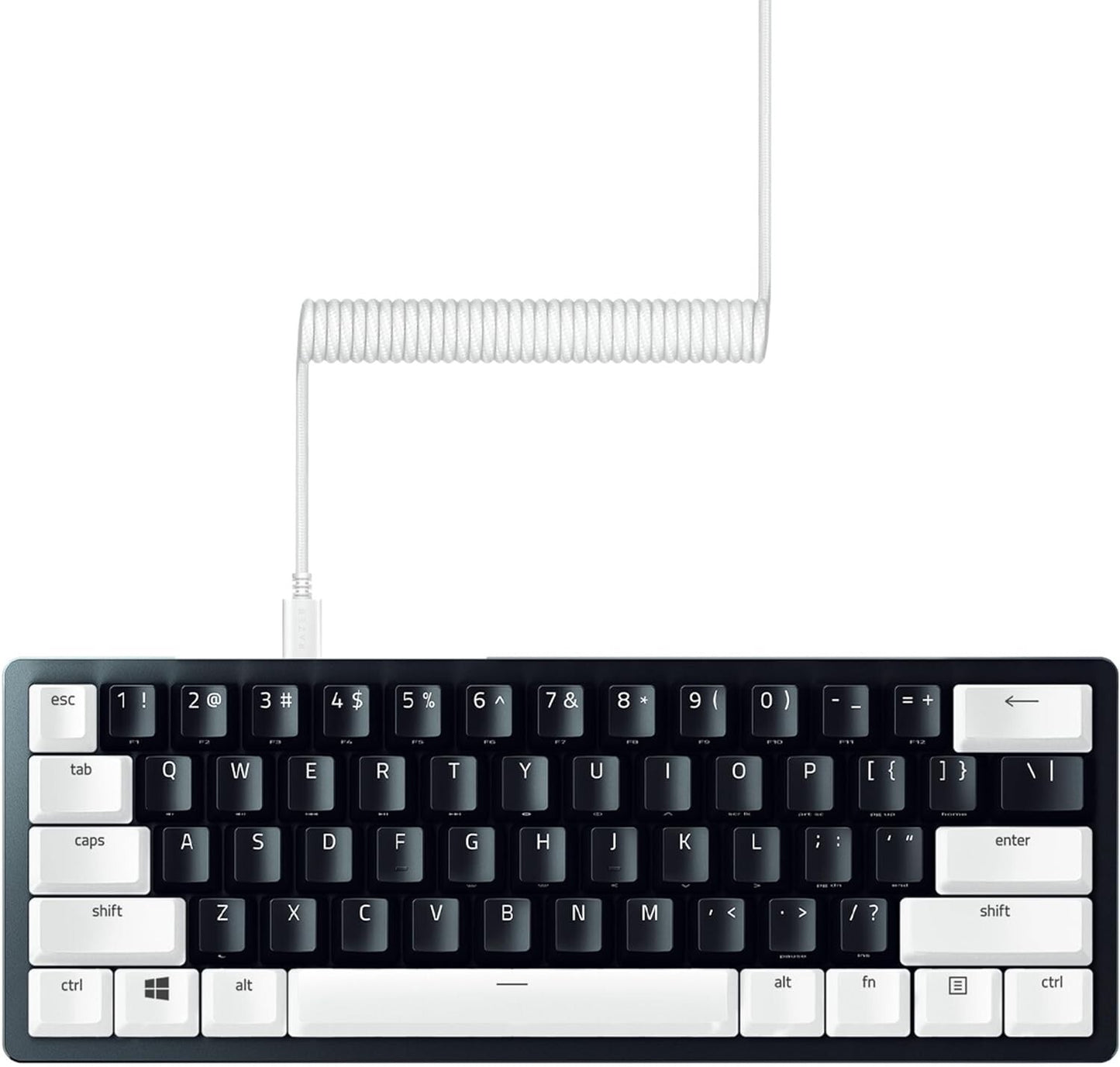 PBT PBT Razer Keycap Coiled Cable Upgrade Set Durable Dbleshot Stabilazers