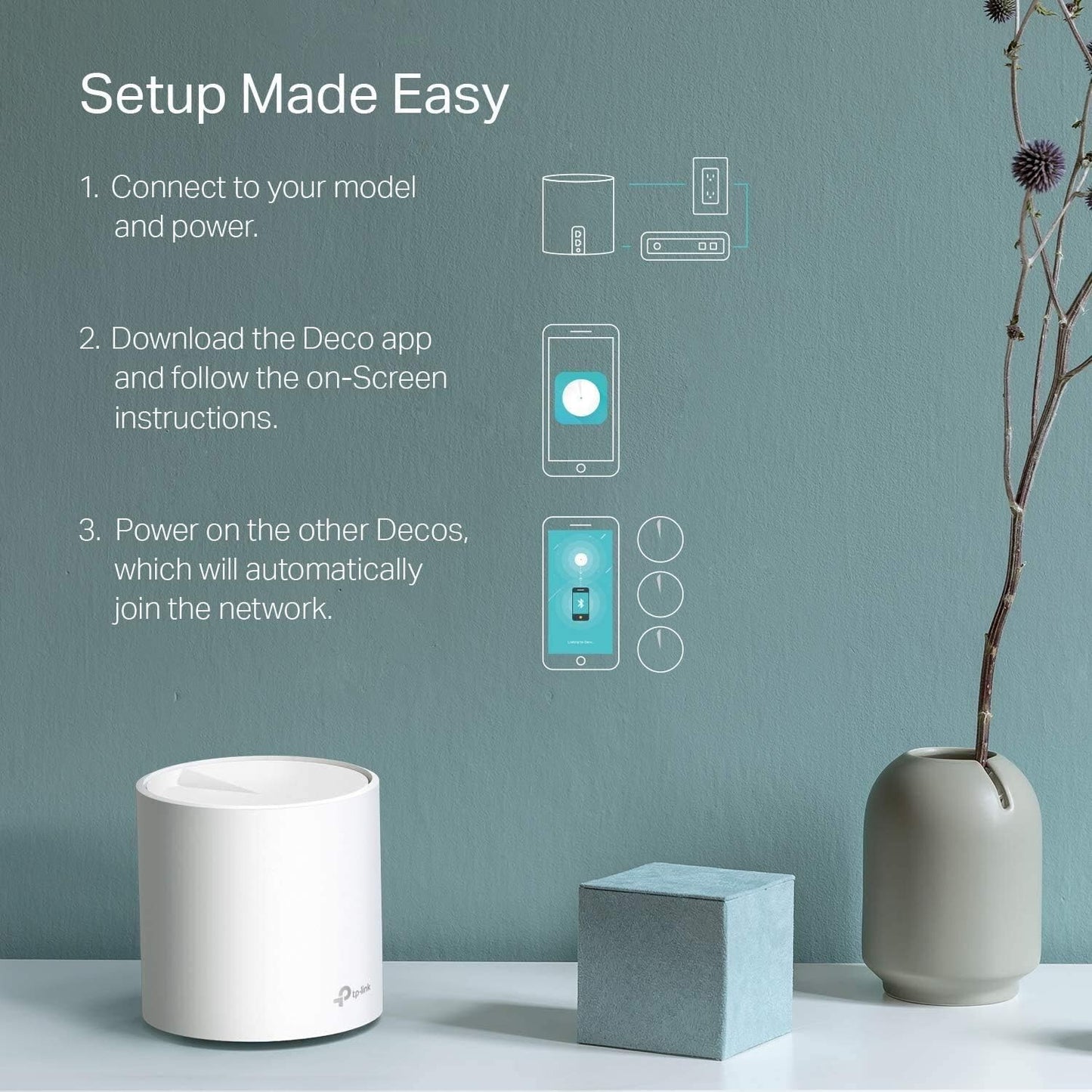 TP-Link X60 AX3000 Deco Whole Home Mesh WiFi System 3 Pack