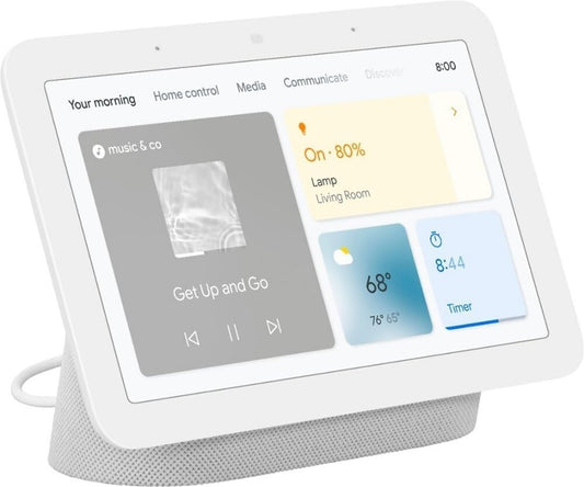 GA01331 Nest Hub 7 Smart Display Google Assistant Chalk 2nd Gen