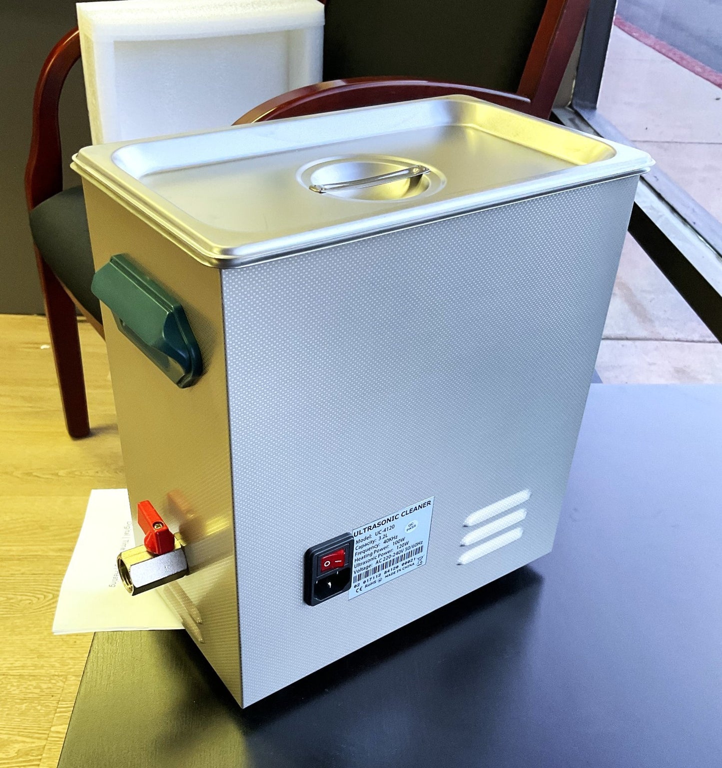 UNIZ UC-4120 Ultrasonic Cleaner 3.2L Stainless Steel Tank Professional Cleaning