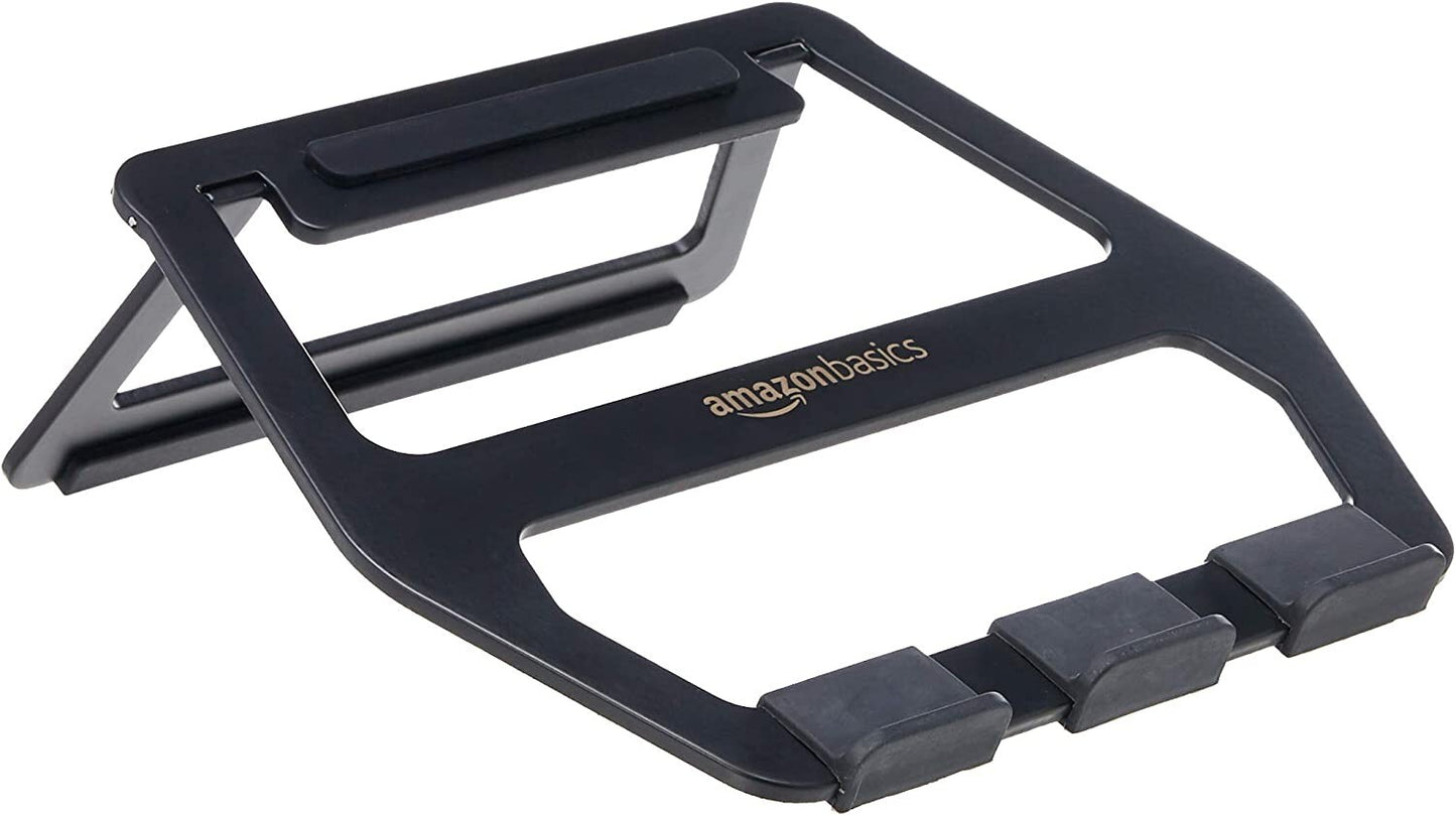 Aluminum Portable Foldable Laptop Support Stand Laptops up to 13 Black