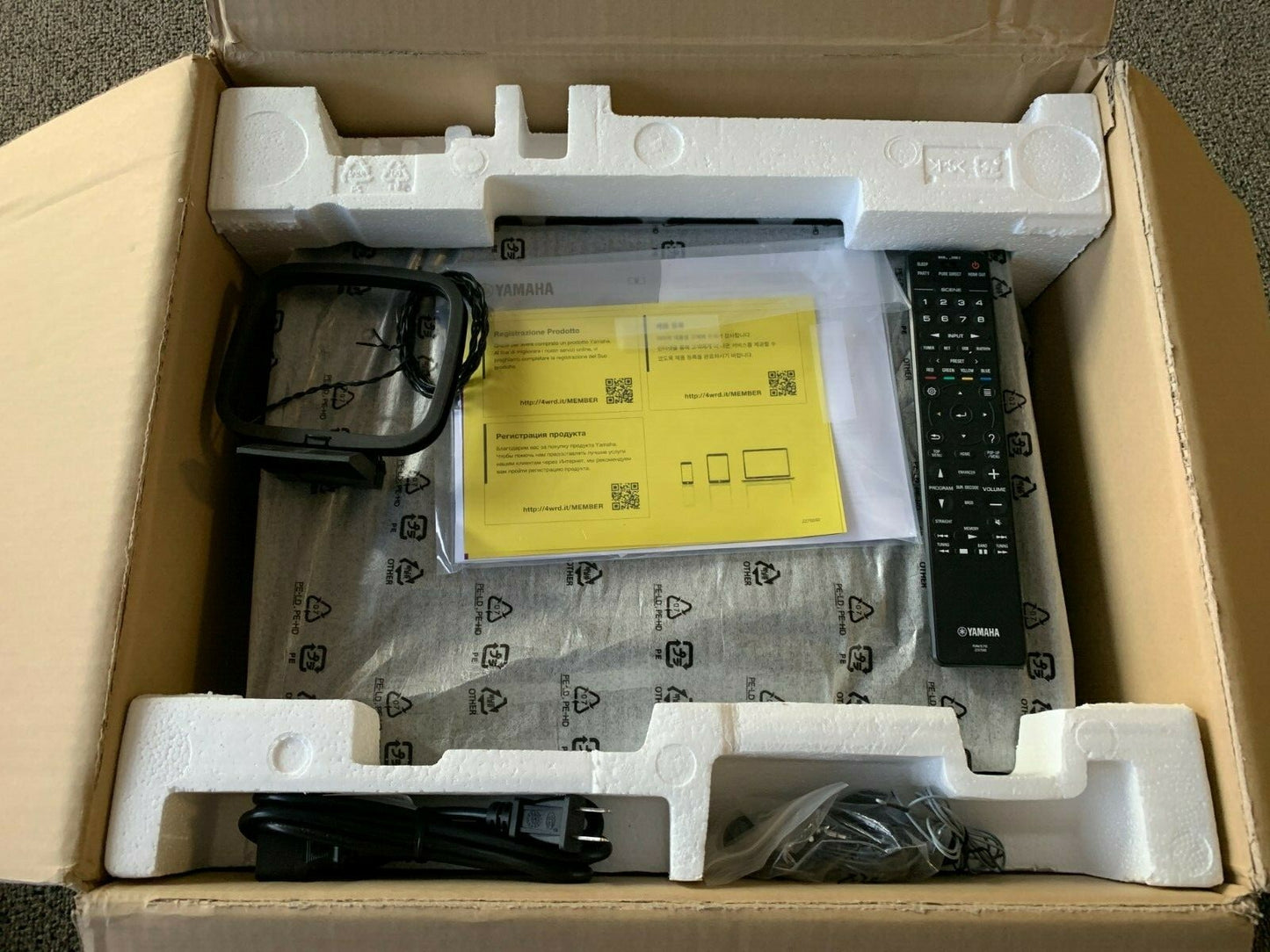 TSR-7850 DTS Yamaha 72 CH Dolby Atmos WiFi BT 4K Receiver Black