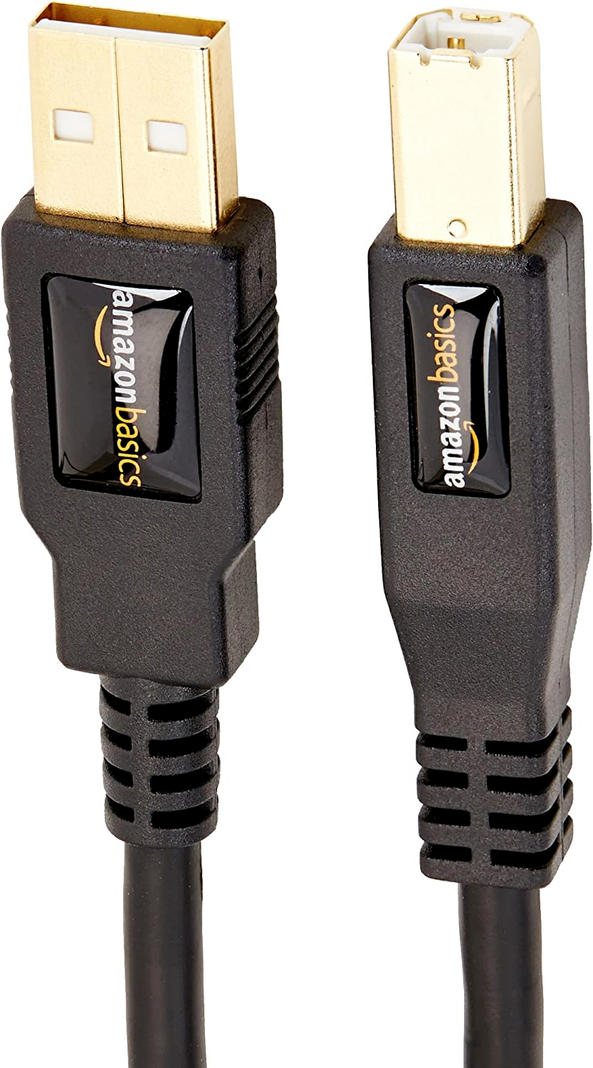 PC045 USB AmazonBasics 16ft 20 Male to Male Cable