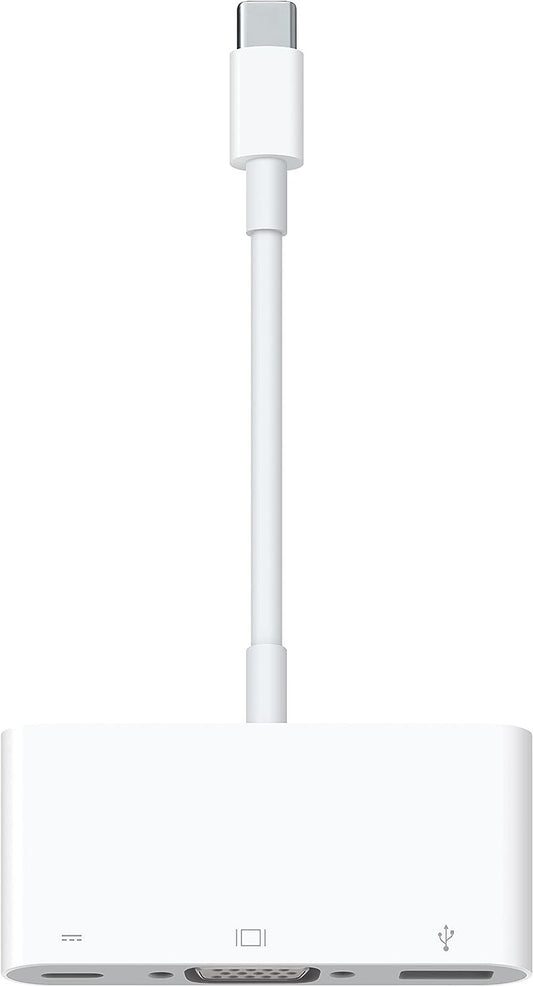 Apple USB-C VGA Multiport Adapter White USB-C to VGA HDMI USB Charging