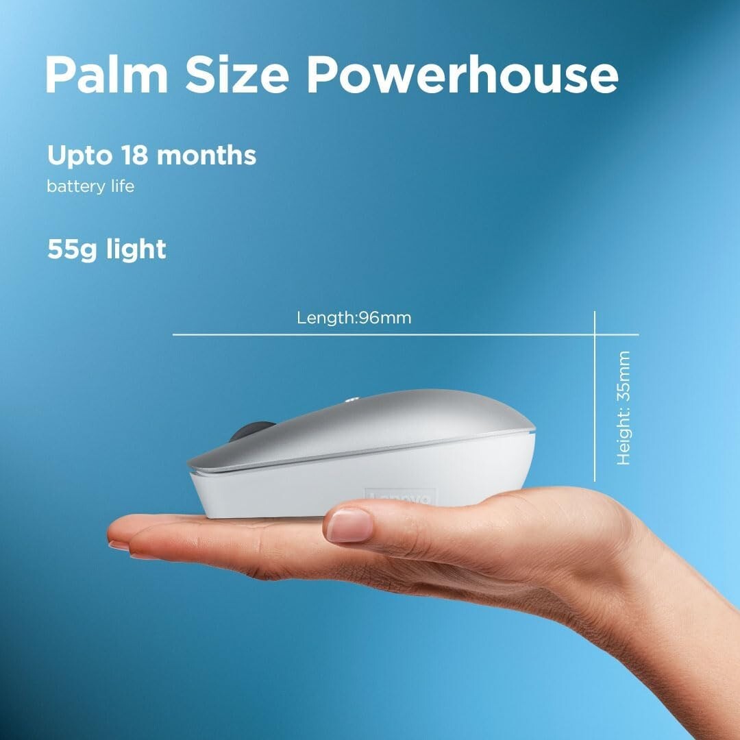 540 Lenovo Wireless Computer Mouse PC Laptop Computer w Windows or Chrome