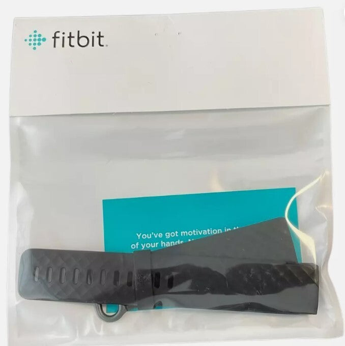 FB168ABBKL Fitbit Accessories Classic Large Black Band Charge 4 Charge 3