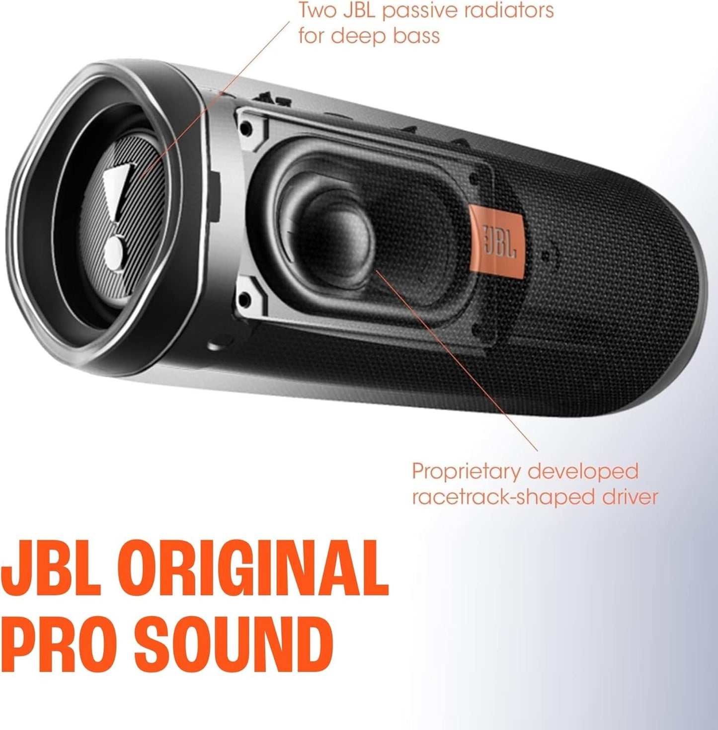 JBL Flip 5 Black Waterproof Portable Bluetooth Speaker – Powerful Sound