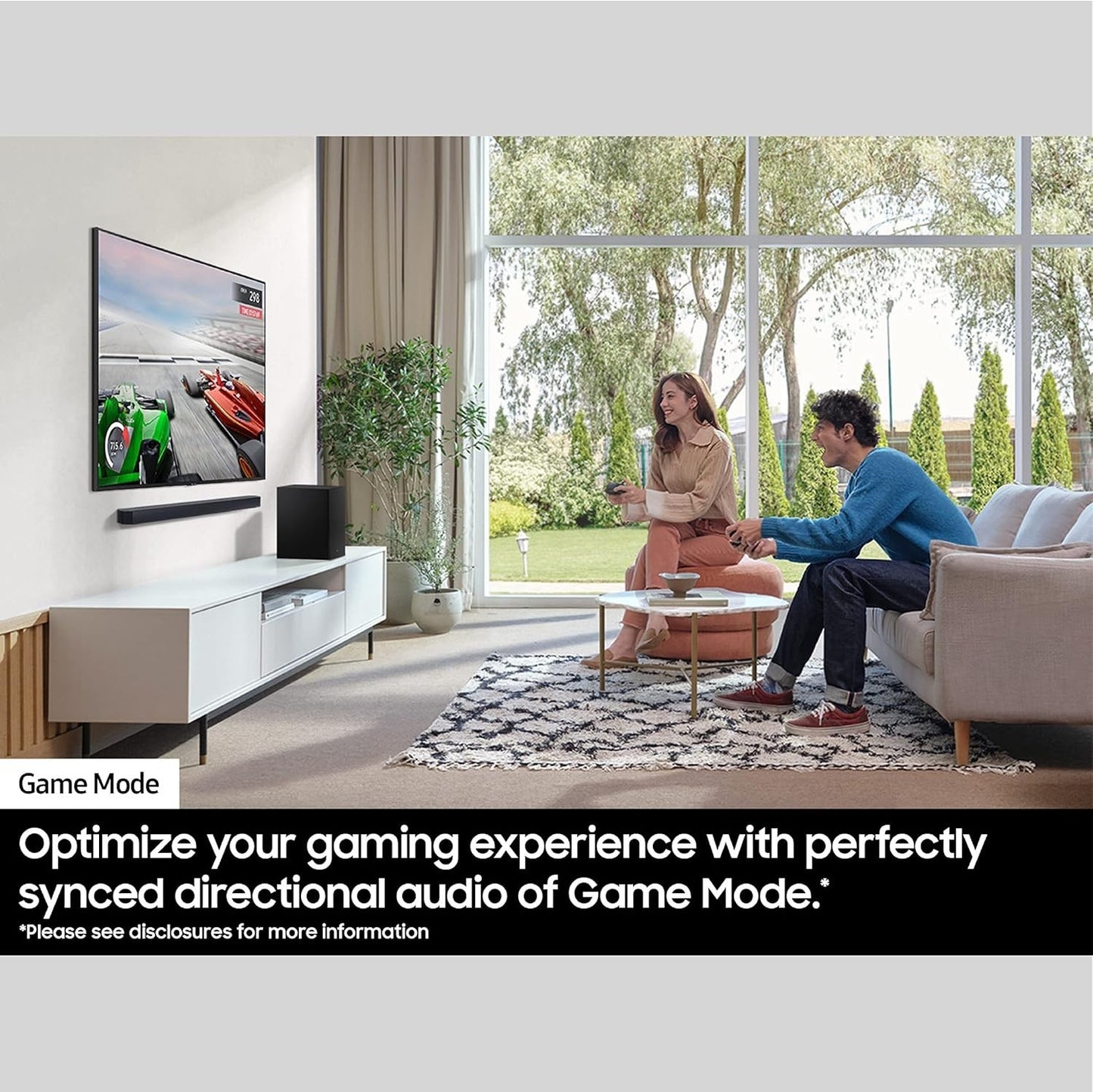 Samsung HW-Q60C 3.1ch Soundbar Q-Symphony Dolby Audio HDMI eARC Bluetooth