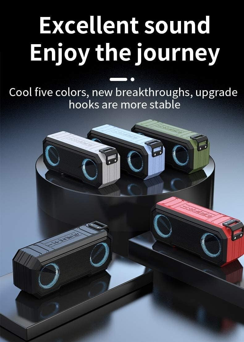 E-SHIDAI Portable Speaker Bluetooth Dual Speaker Music Player That can Play in