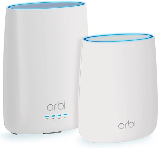 NETGEAR AC2200 Orbi 22 Gbps 4 sq ft DualBand 2pk Modem Satellite