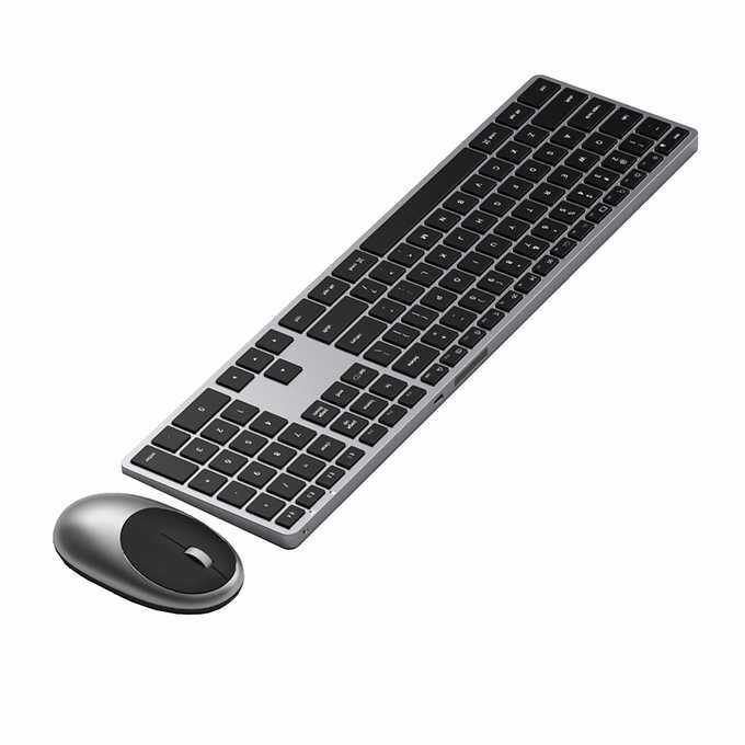 Satechi Slim X3 Bluetooth Backlit Keyboard M1 Wireless Mouse Bundle