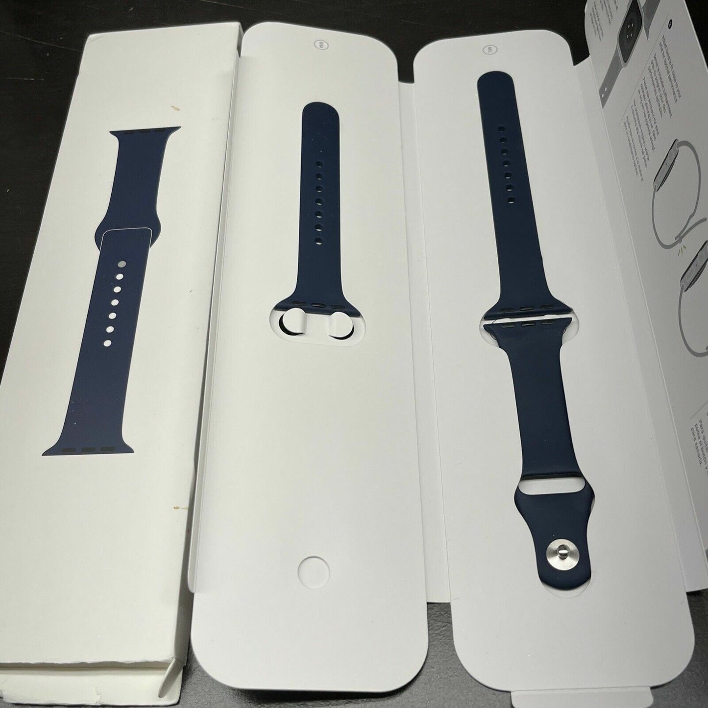3H110AM Apple Watch 44mm Deep Navy Sport iWatch Band A Genuine