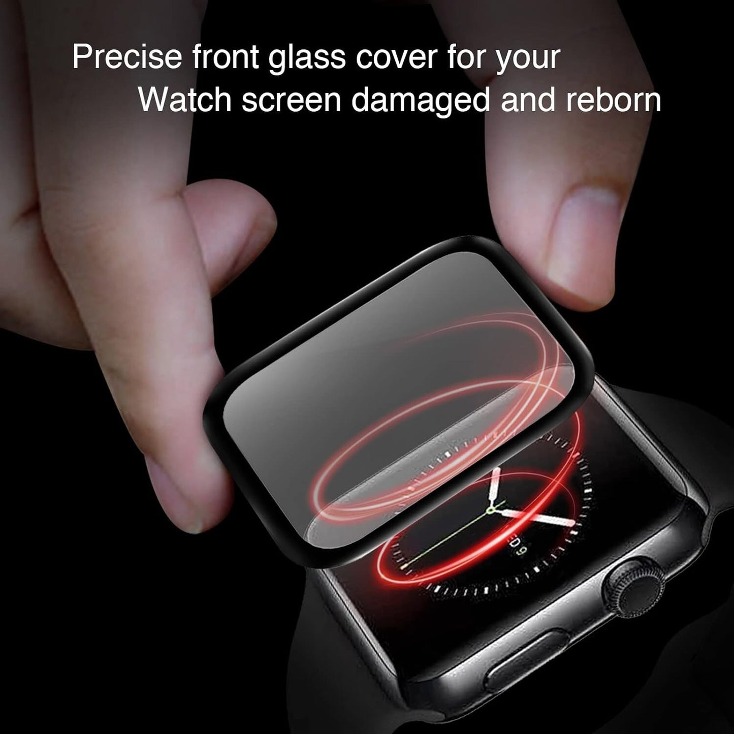 Tseriact Compatible Apple Watch Series 4 40mm Screen External Glass is Dama
