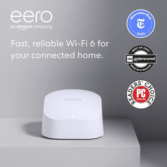 900 Amazon eero 6 highspeed wifi router Supports speeds up to Mbps Alexa