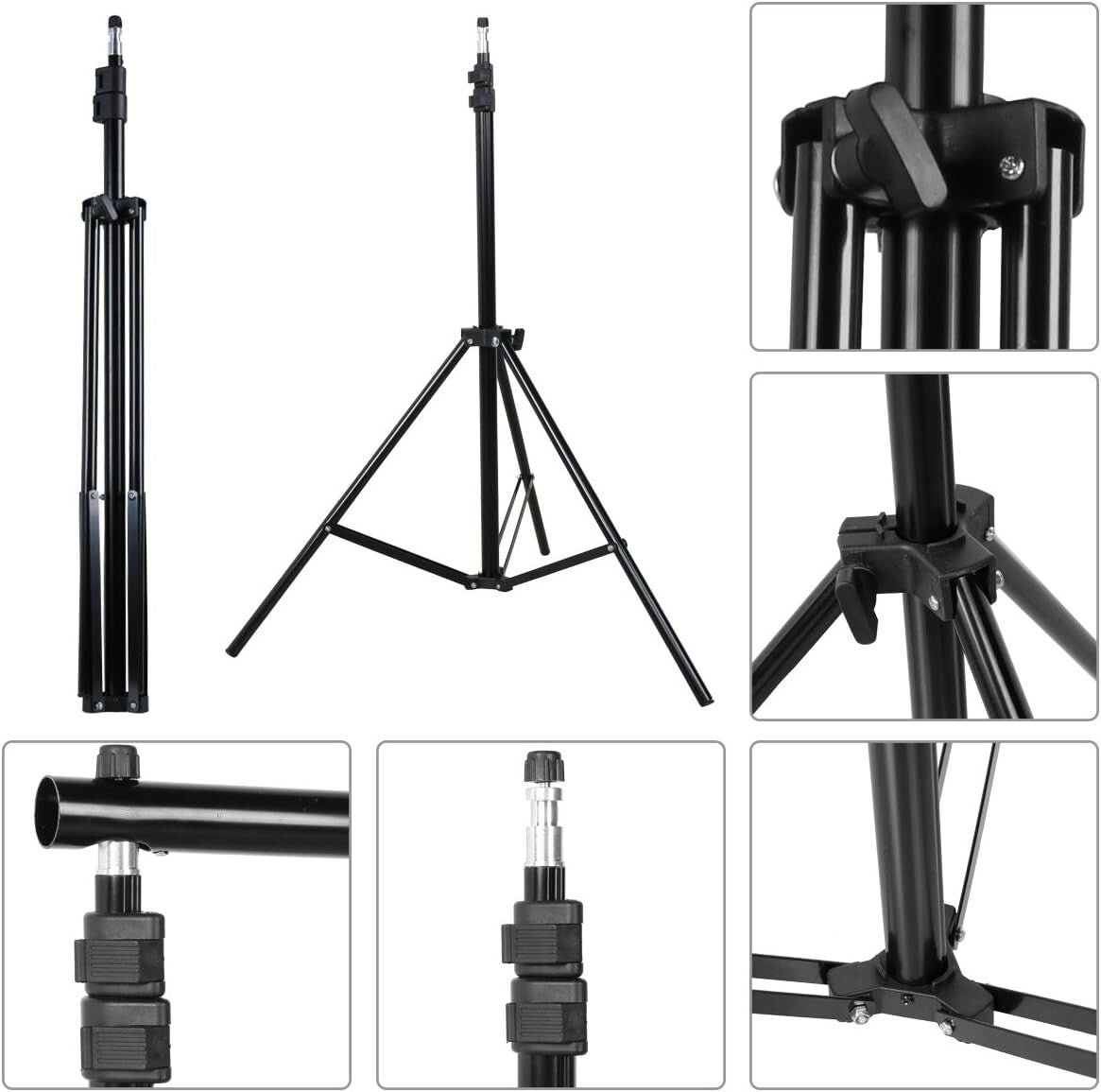 SLOW DOLPHIN Photo Video Studio 10x7ftWxHAdjustable Backdrop Support system