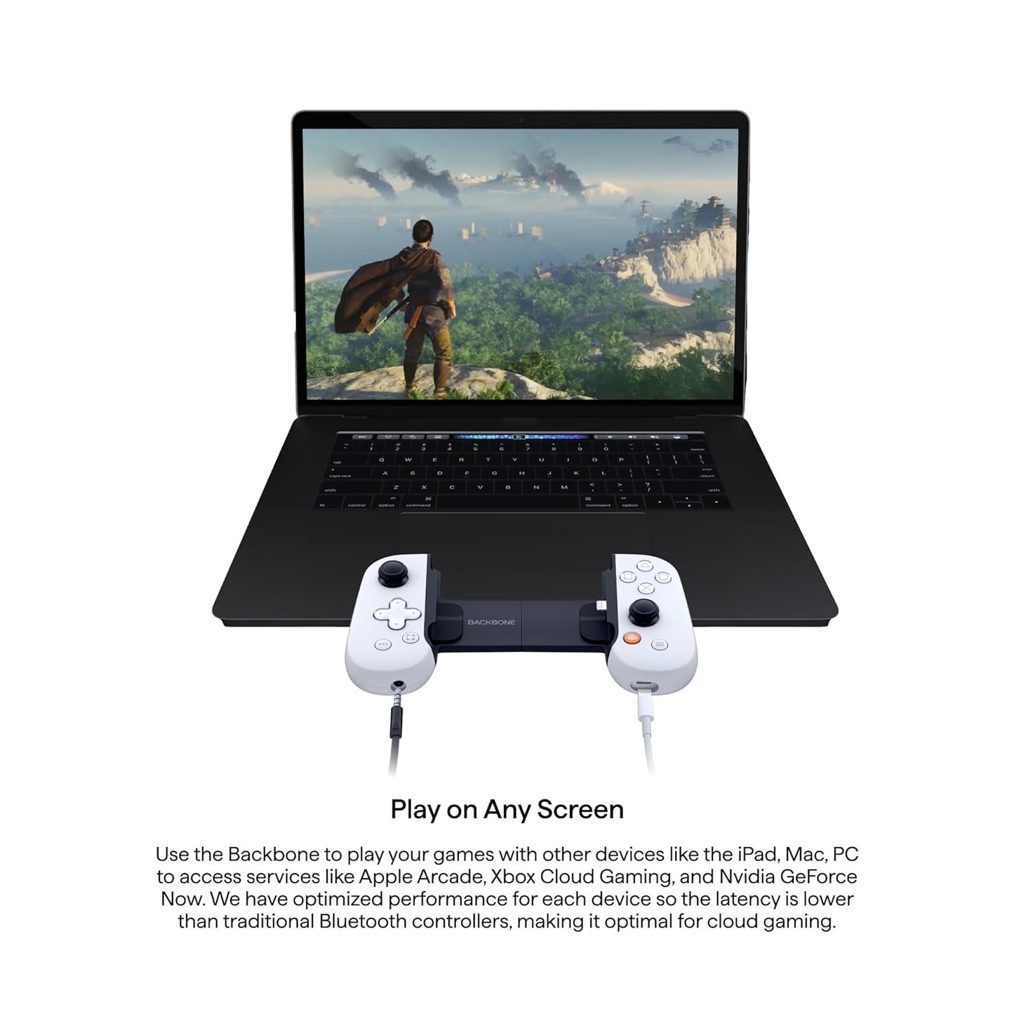 BACKBONE One PS Edition Mobile Controller for iPhone, PASS-THROUGH CHARGING