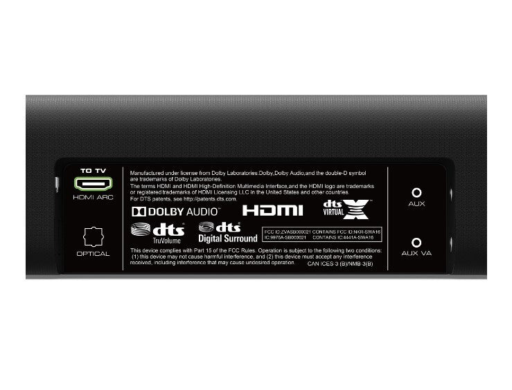 VIZIO V21-H8R VSeries 21 Home Theater Sound Bar VirtualX Bluetooth