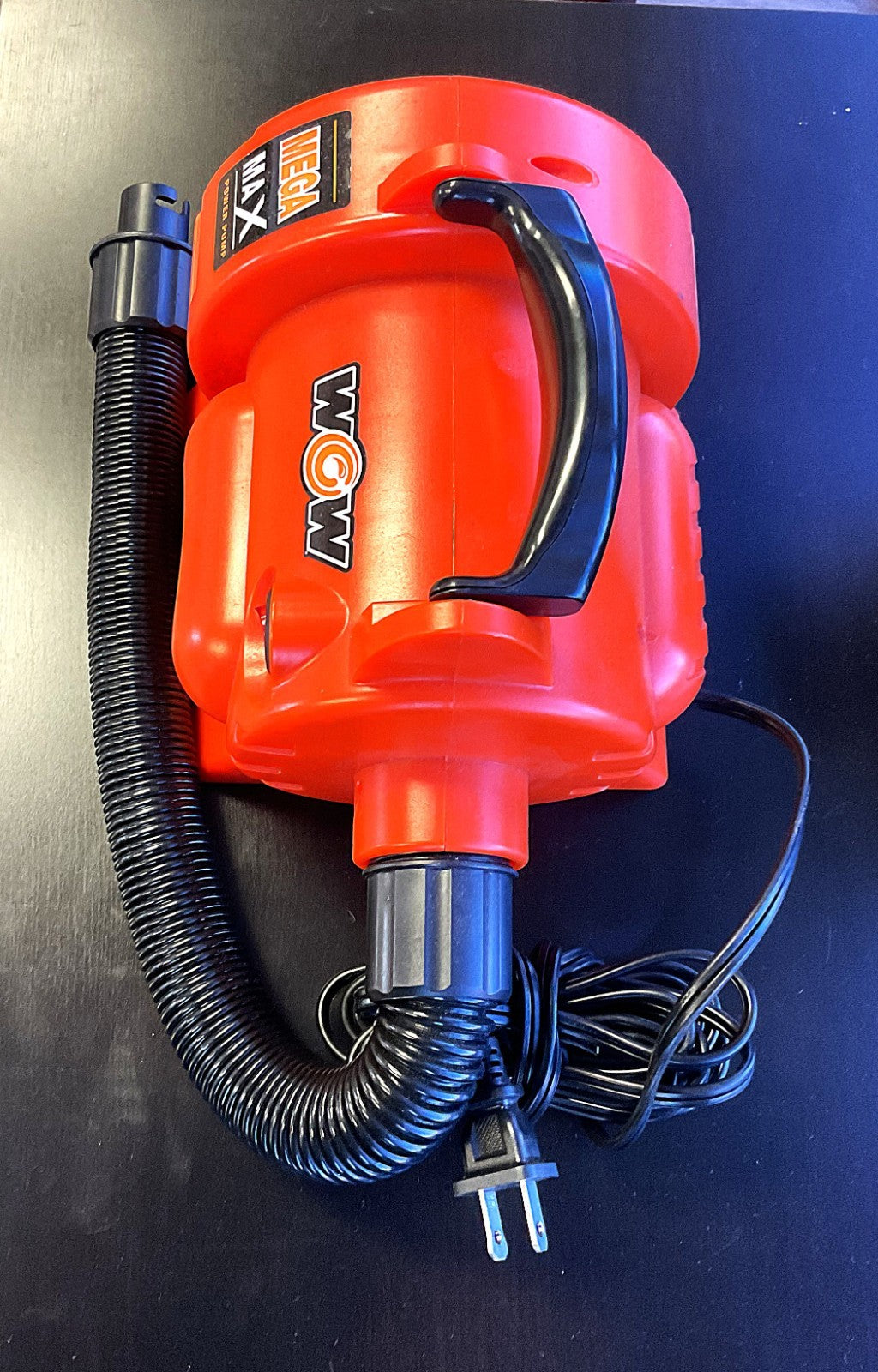 WOW Mega Max Air Pump Electric Inflator for Towables, Boats, Inflatables 3.0 PSI