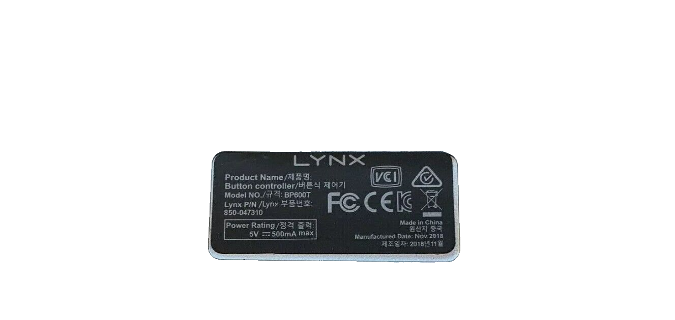 LYNX BP600T Tactile Button Controller